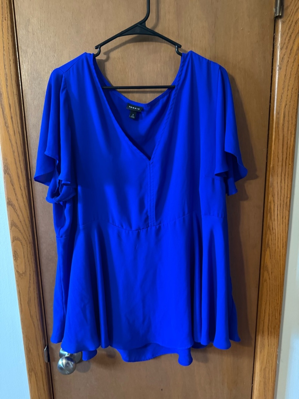 Royal Blue Blouse